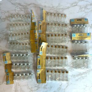 Mini aluminum Lid / cork lid Glass Vial Jars Containers craft potion bottles